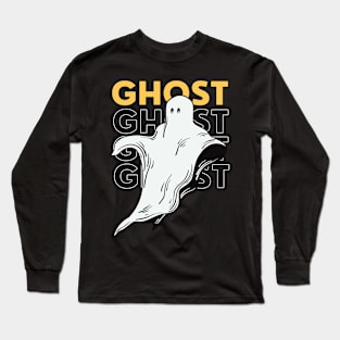 Ghost Halloween Long Sleeve T-Shirt